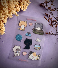 Gatitos planilla traslucida