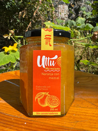 UTTU mermelada de naranja con mezcal
