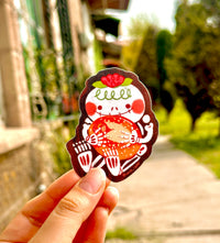 Calaquita con pan de yema sticker