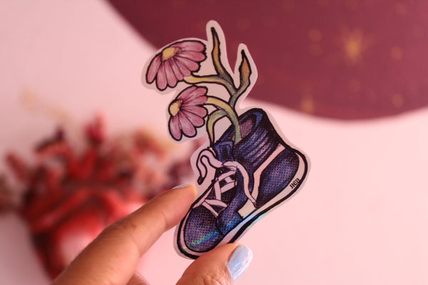 Sticker Tenis Floral
