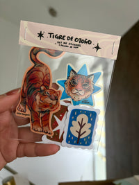 Sticker Pack Tigre de Otoño
