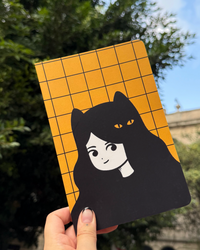 Libreta "Niña gato" 1/2 carta