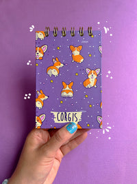 Libreta corgis patron