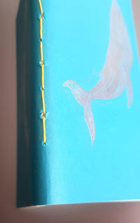 Libreta ballena azul