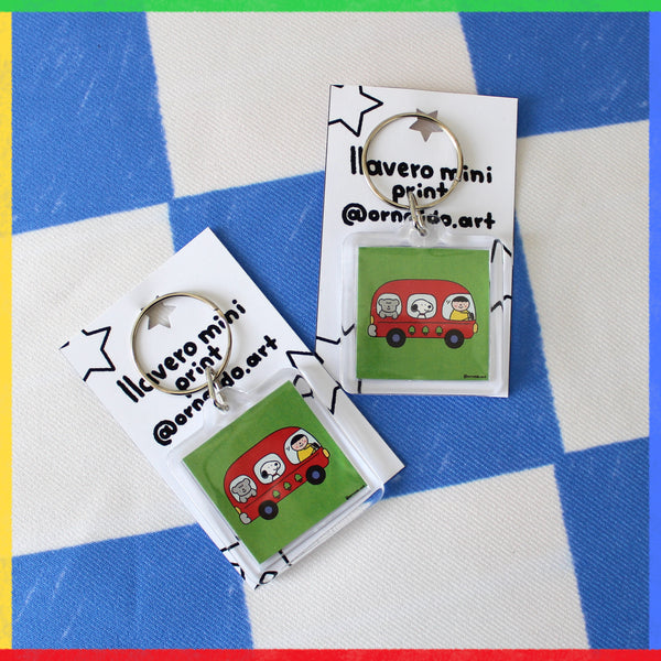 Llavero mini print
