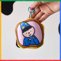 Llavero de peluche doncello