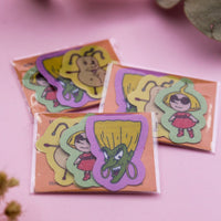 Mini stickers "Cuentos de la calle broca"