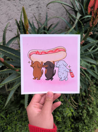 Mini print "Salchichas"