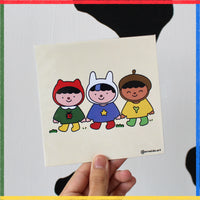 Mini Print "Niños tomados de la mano"