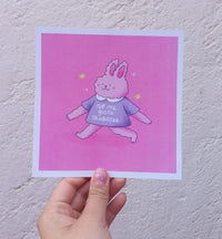 Mini print "No me gusta trabajar"