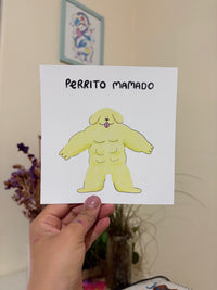 Mini Print "Perrito mamado"