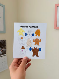 Mini Print "Perritos mamados"
