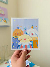 Mini print "Perritos Payaso"