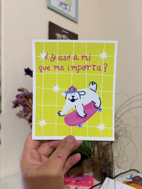 Mini Print "Que me importa"
