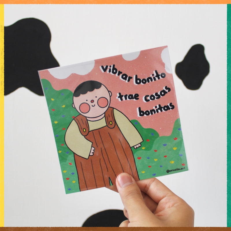 Print "Vibrar bonito"