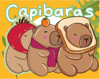Mini stickers " Capibara
