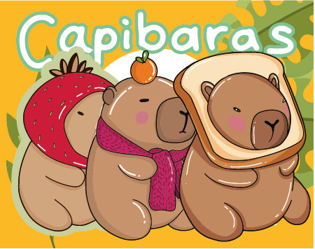 Mini stickers " Capibara