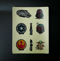 Plantilla de stickers "Star Wars"