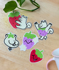 Paquete de stickers "ardillitas"