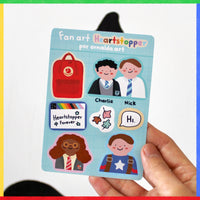 Planilla de stickers "Heartstopper 2"