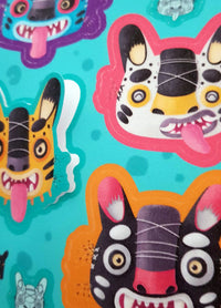 Planilla de sticker tecuanes