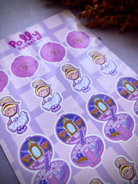 Plantilla de Stickers Polly Pocket