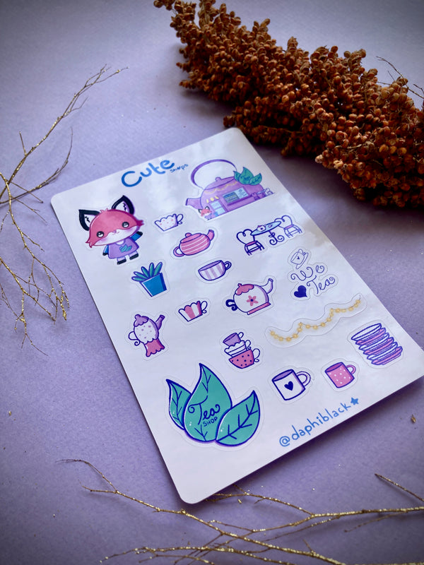 Plantilla de stickers Teteria