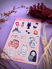 Plantilla de stickers Ghibli