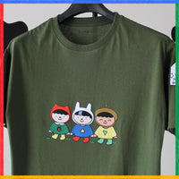 Playera niños tomados de la mano