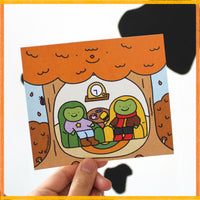 Print "Print ranitas juntites en sofá"