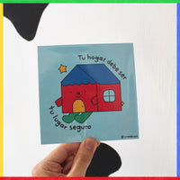 Mini Print "casita segura"