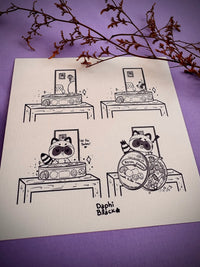 Print pequeño ladrón