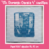Cianotipia "Sto Domingo Oaxaca 4"