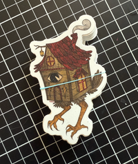 Sticker de vinil "Baba Yaga"