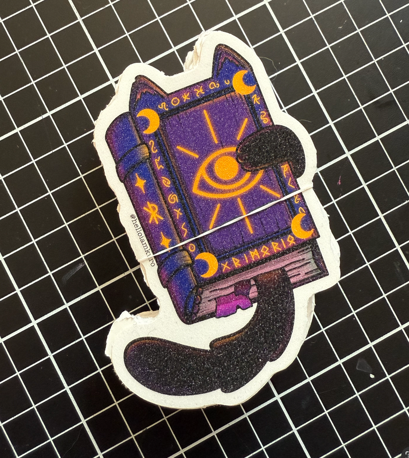 Sticker de vinil "Grimorio"