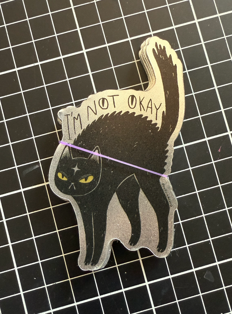 Sticker de vinil "Not Okay"