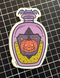 Sticker de vinil "Pócima Calabaza"