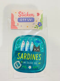 Sticker sardinas verde
