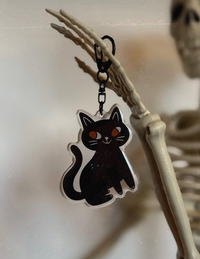 Llavero de Acrílico "Gato vintage"