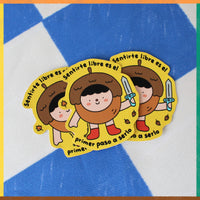 Sticker "Bellota guerrera"