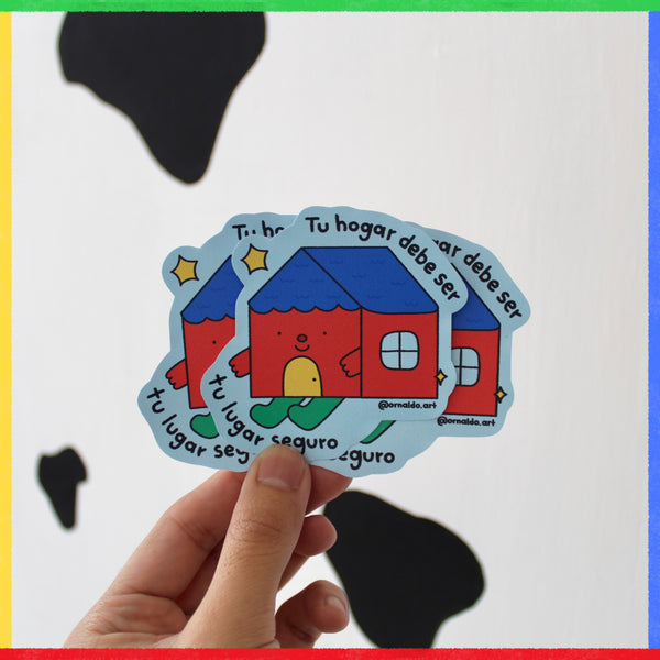 Sticker Casita segura