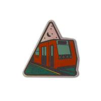 Sticker clear metro