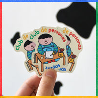 Sticker "Club de zurdos"