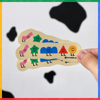 Sticker "Figuras de colores"