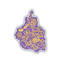 Sticker gastronomico CDMX
