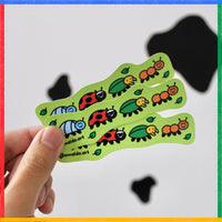 Sticker "Insectos felices"