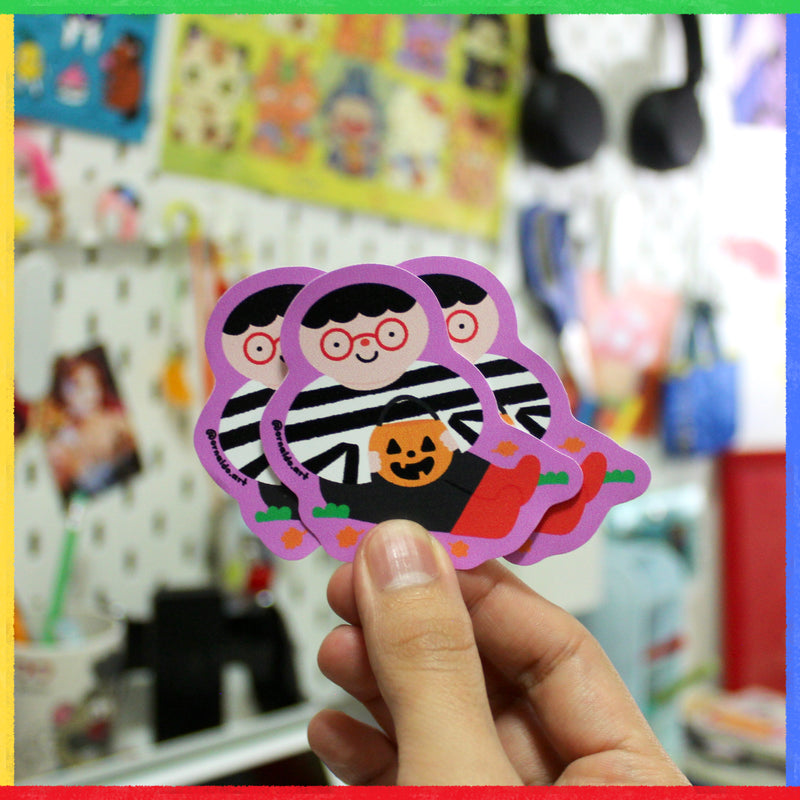 Sticker "niño spooky"