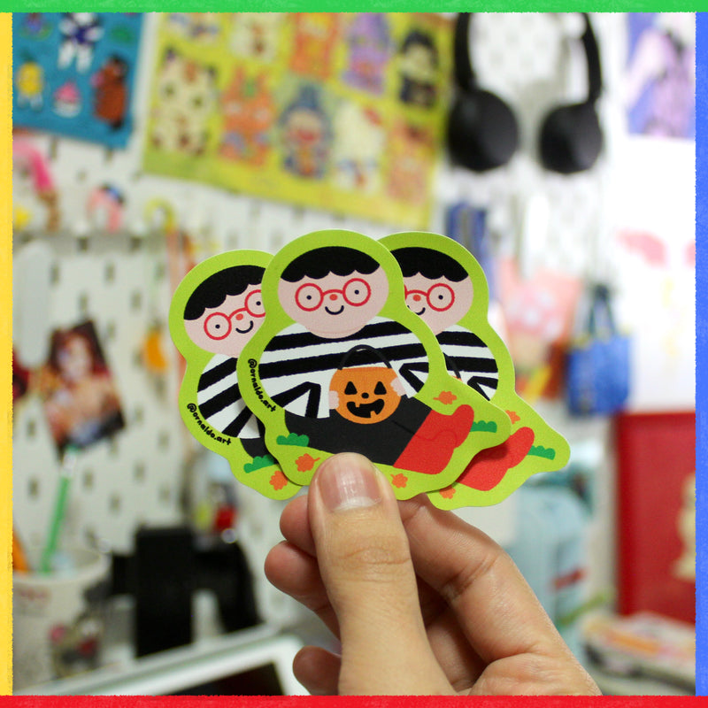 Sticker "niño spooky"