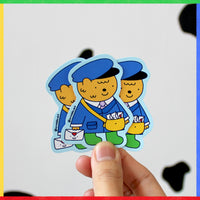 Sticker Osito Cartero
