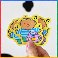 Sticker "Venadito musica"